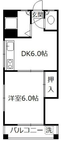 堀山ハイツの間取り