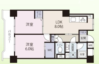 【間取り】 | ライオンズマンション北品川 | 間取りです。