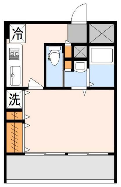 南平台ヒルスの間取り