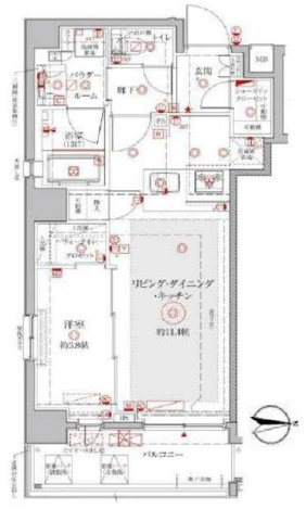 クレイシア・ヴァースクレイシアIDZ本所吾妻橋の間取り
