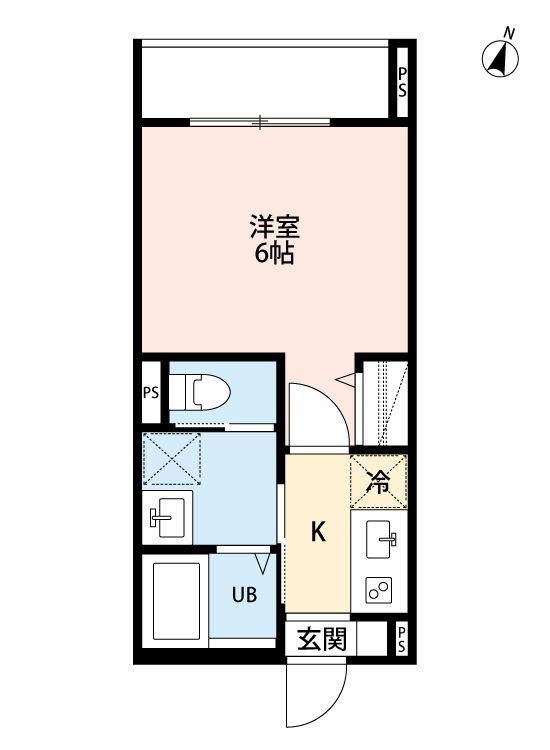 レジデンス鉄博(レジデンステッパク)の間取り