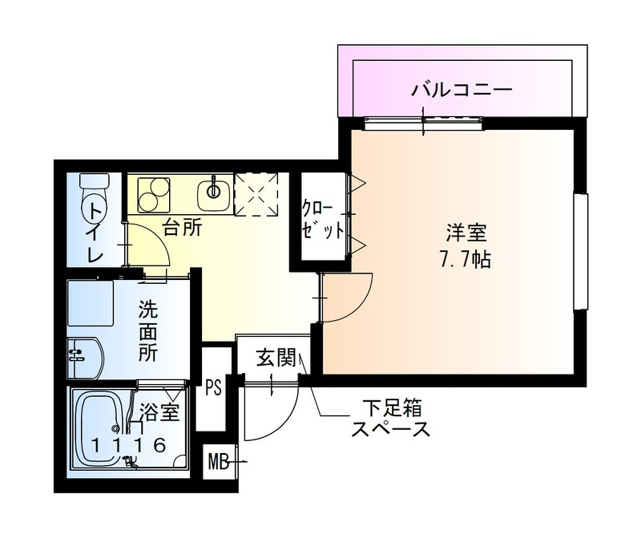 【間取り】 | フジパレス百舌鳥八幡Ⅱ番館 