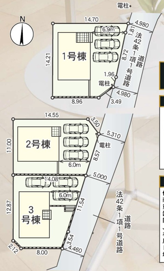【間取り】 | 富士市三ツ沢 10期 新築一戸建て 3号棟 | 3号棟の区画図です