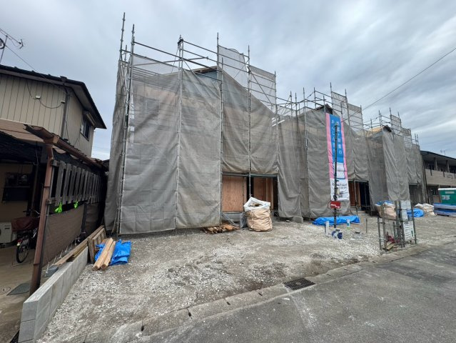 宇都宮市西川田南一丁目の前面道路含む現地写真