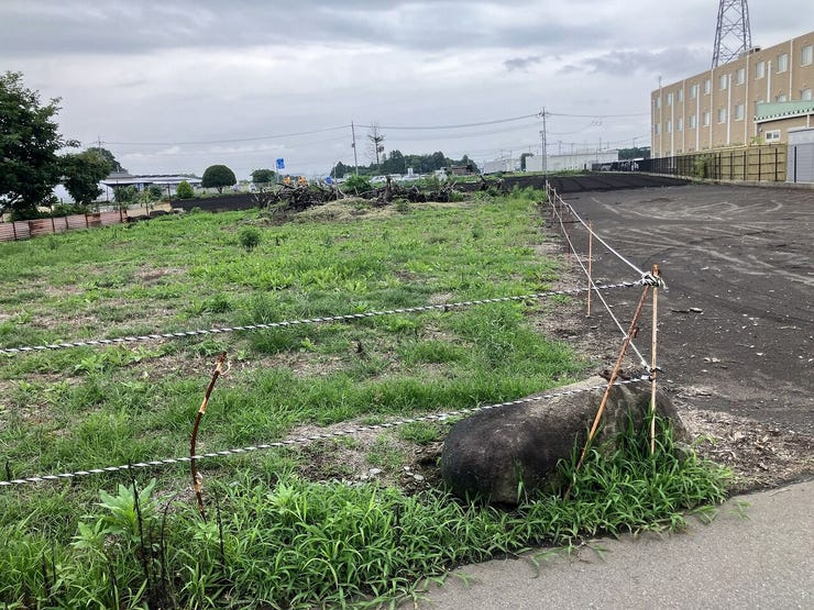 板戸町土地の外観