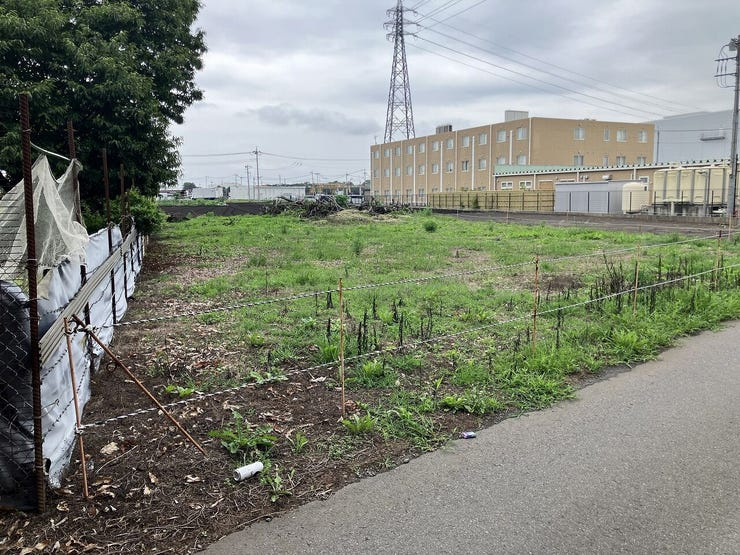 板戸町土地の外観