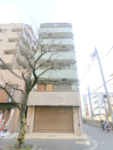 グリーンパル池上の外観|1989年1月築　SRC鉄骨鉄筋コンクリート造地上7階建て
東京都大田区池上7丁目　東急池上線池上駅徒歩1分
