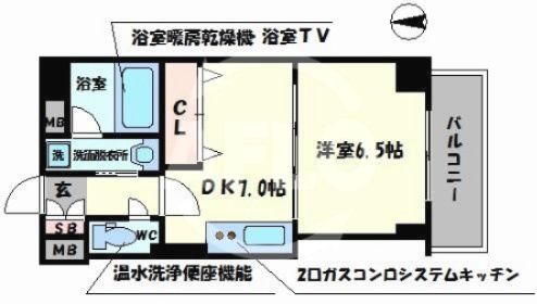 エルブ南船場の間取り|エルブ南船場　間取り