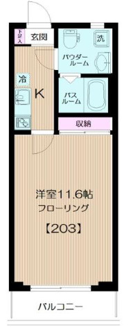ミッドガル西新宿の間取り