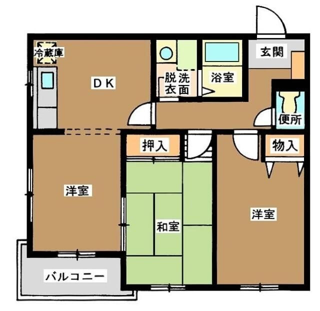 メゾン・ド・マロンの間取り