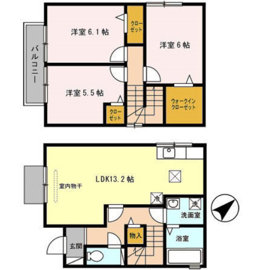 ソレイユ霞ヶ丘の間取り|☆神戸市垂水区　ソレイユ霞ヶ丘☆