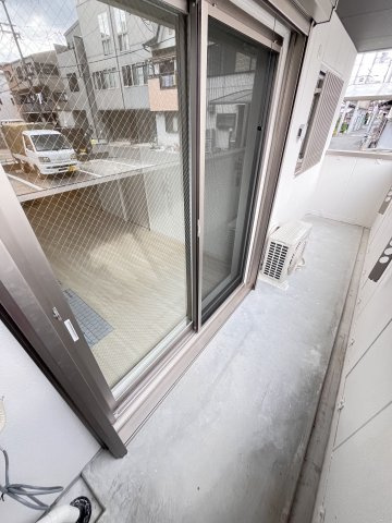 大阪市城東区中浜３丁目の賃貸マンションのバルコニー