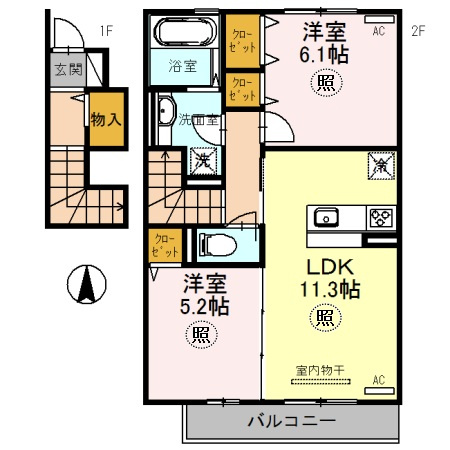 アルページュの間取り|☆神戸市北区　アルページュ☆