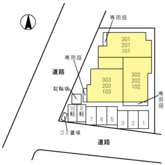 神戸市垂水区東垂水町字菅ノ口のハイツの区画図|☆神戸市垂水区　ラーク菅ノ口☆