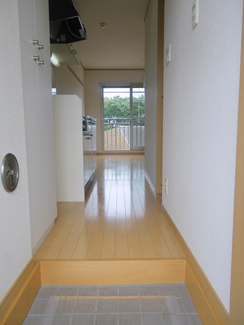 ディアスもえぎ野Ⅱ番館の居間・リビング|明るい玄関