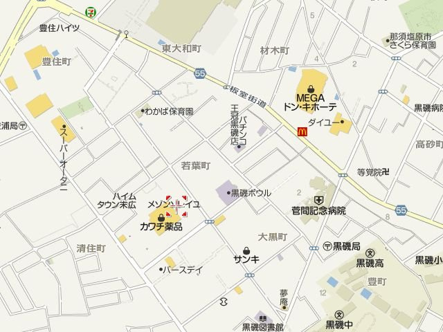 【地図】 | メゾンソレイユＡ棟