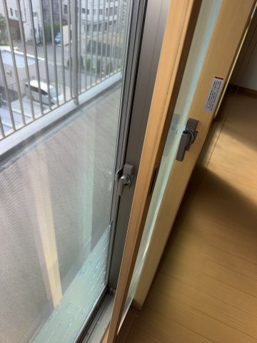 東建狭間マンションのバルコニー