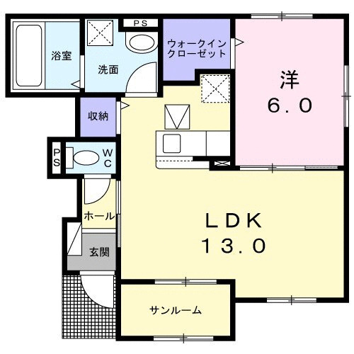 プリムローズⅡの間取り
