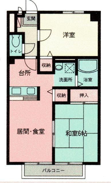 サンモール小机Ⅰの間取り
