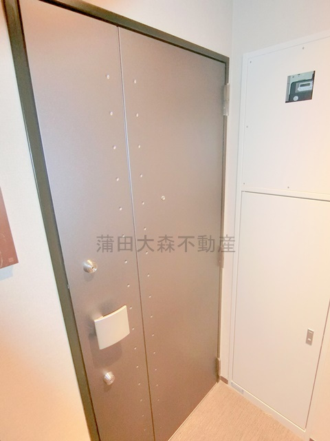 アクサス大森山王の玄関
