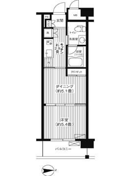 ピエス綱島の間取り
