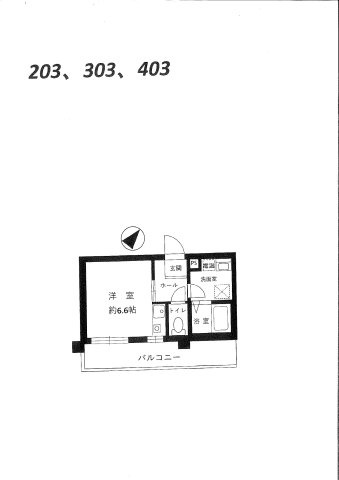 SORA住吉の間取り