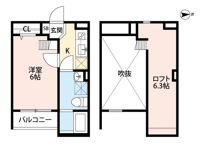 【間取り】 | メゾンショコラE