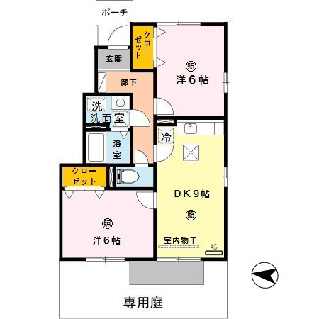 ヌーベル学園南館の間取り