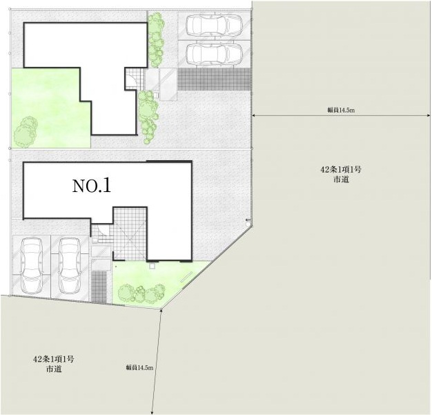 市原市千種５丁目の区画図