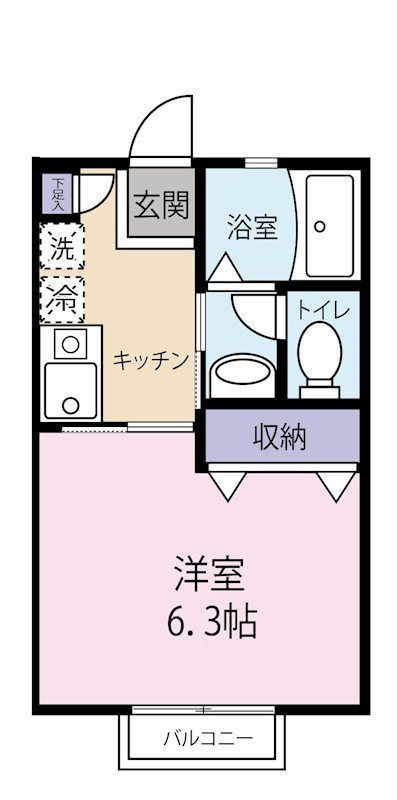 ネフの間取り|間取りです。