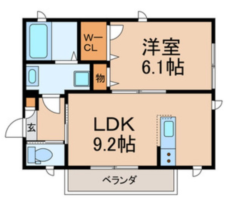 仲介手数料（賃料の1.10ヵ月）の50％OFF対象物件！の間取り
