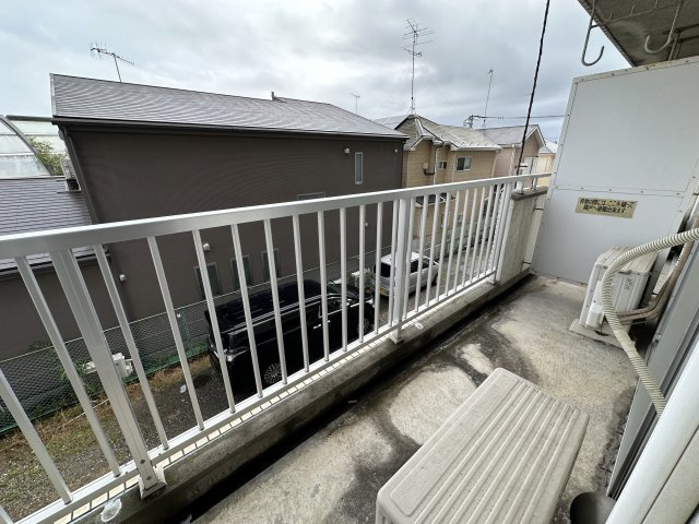 大川マンションのバルコニー|画像は204号室のものです。現況優先。