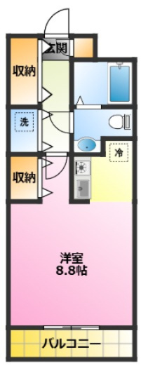レクエルドの間取り|オートロック・宅配ボックス完備♪