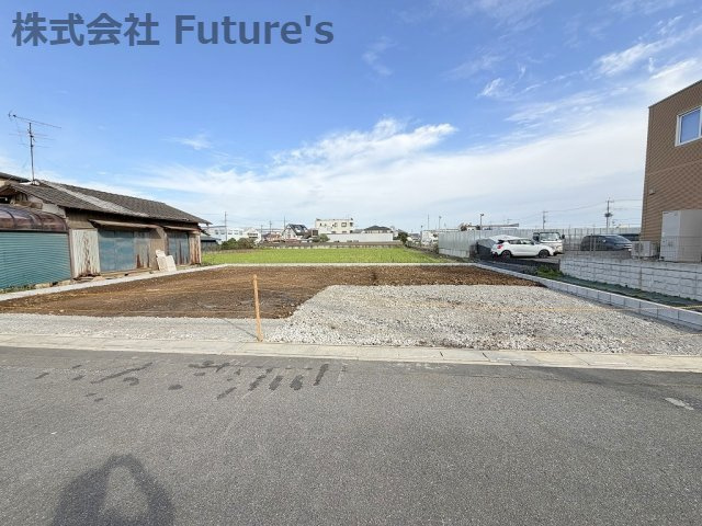 三郷市鷹野2丁目　新築平屋戸建の外観|現地の写真になります。
