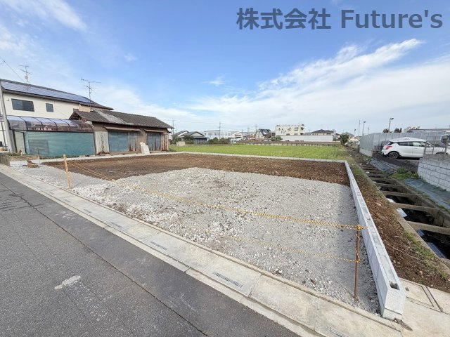 三郷市鷹野2丁目　新築平屋戸建の外観|現地の写真になります。