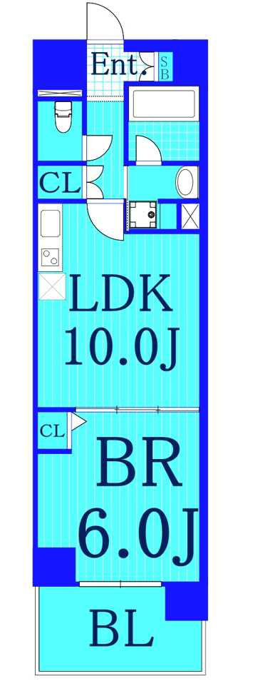LAPRYLE新横浜の間取り