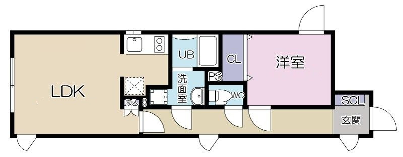 LAPiS下目黒の間取り|間取りです。