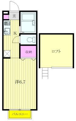 ハイムクレールの間取り