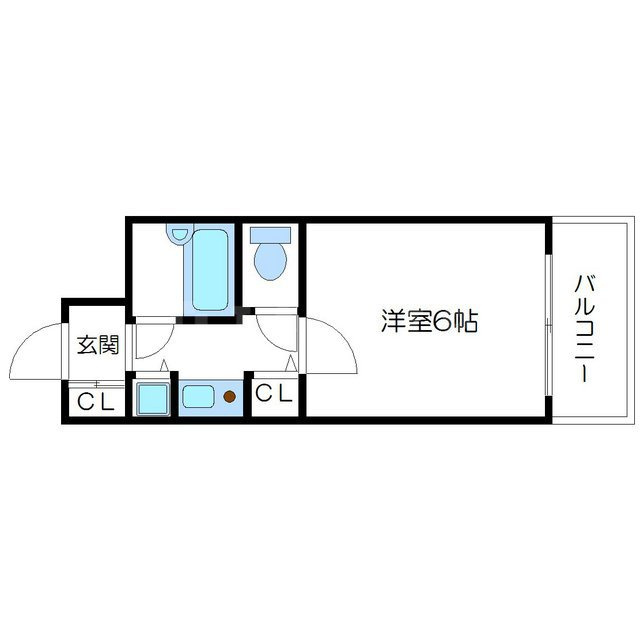 リーガル西天満の間取り|リーガル西天満　間取り