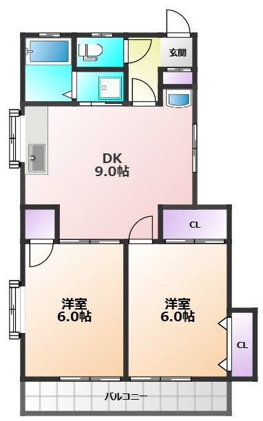 それいゆ一ツ橋弐番館(ソレイユヒトツバシニバンカン)の間取り