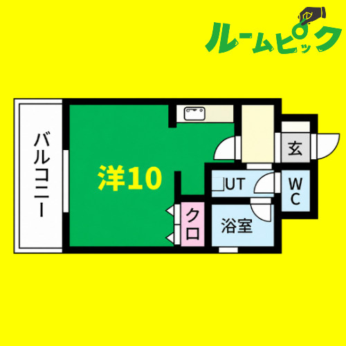 ロイヤルヒルズ八田　名古屋市賃貸　仲介手数料無料の間取り