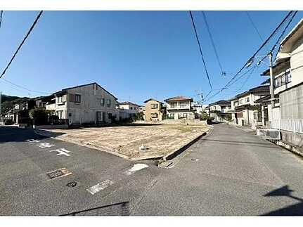広島市佐伯区八幡３丁目　土地の前面道路含む現地写真