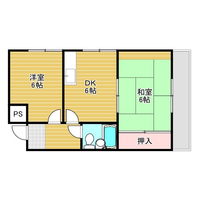 大和田ローズマンションの間取り