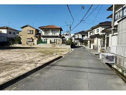 広島市佐伯区八幡３丁目　土地の前面道路含む現地写真