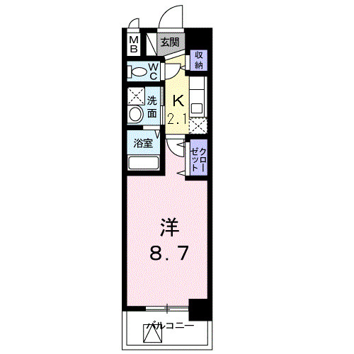 エレガンス富士の間取り
