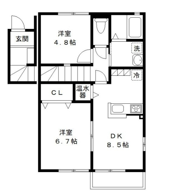 【仲介手数料：50％OFF】対象物件！の間取り
