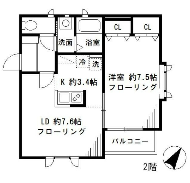 ドルフベルク大塚の間取り