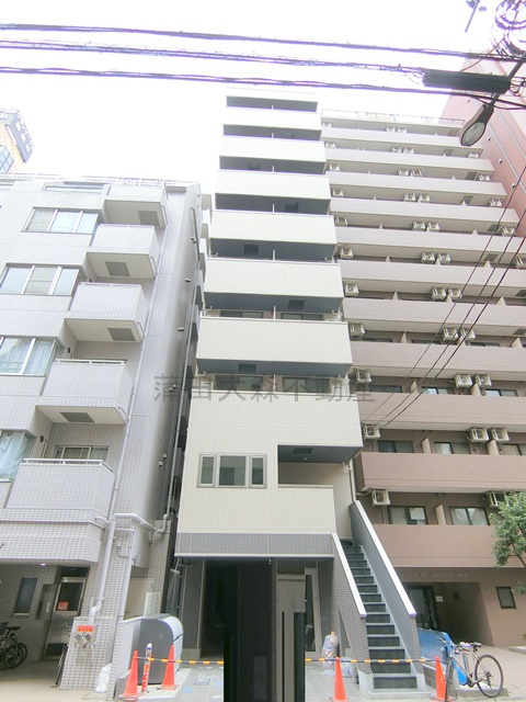 ソレイユ蒲田の外観|2026年10月築　SRC鉄骨鉄筋コンクリート造地上9階建て総戸数16戸
東京都大田区西蒲田7丁目　JR京浜東北線蒲田駅徒歩5分