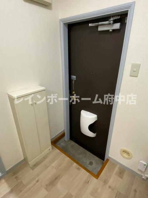 カメリアハイツＡの玄関