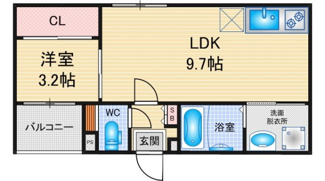【間取り】 | 仮称）ハーモニーテラス西野町二丁目B | 略図の為、現状優先